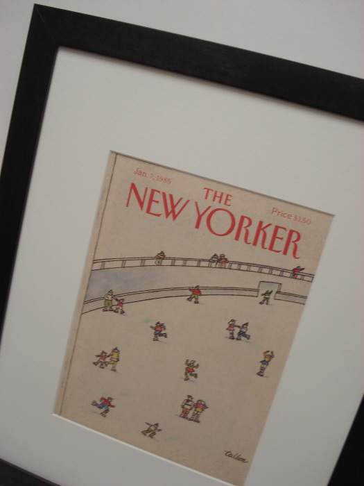 January 7, 1985 "Ice Skating" Framed